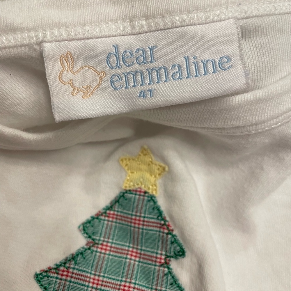 Dear Emmaline Christmas Tree Appliqué Shirt - Picture 3 of 3